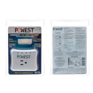 PROTECTOR DE VOLTAJE POWEST AIRMATIC 120V/15A