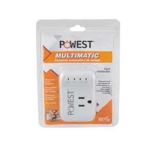 PROTECTOR DE VOLTAJE POWEST MULTIMATIC 120V/10A - Imagen 5